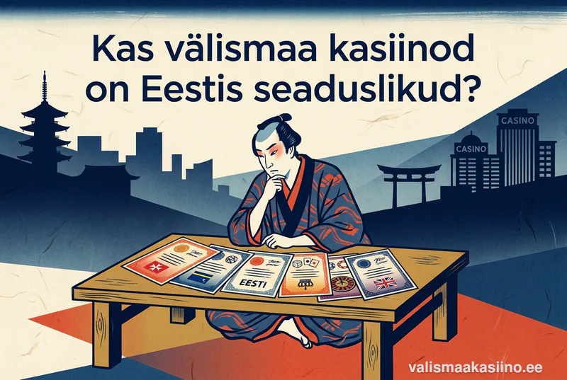 Kas välismaa kasiinod on Eestis seaduslikud?